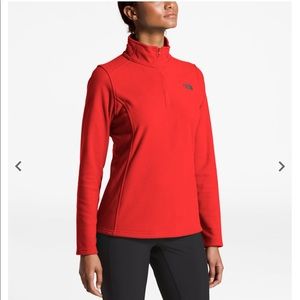Blood Orange The North Face 1/4 Zip Fleece